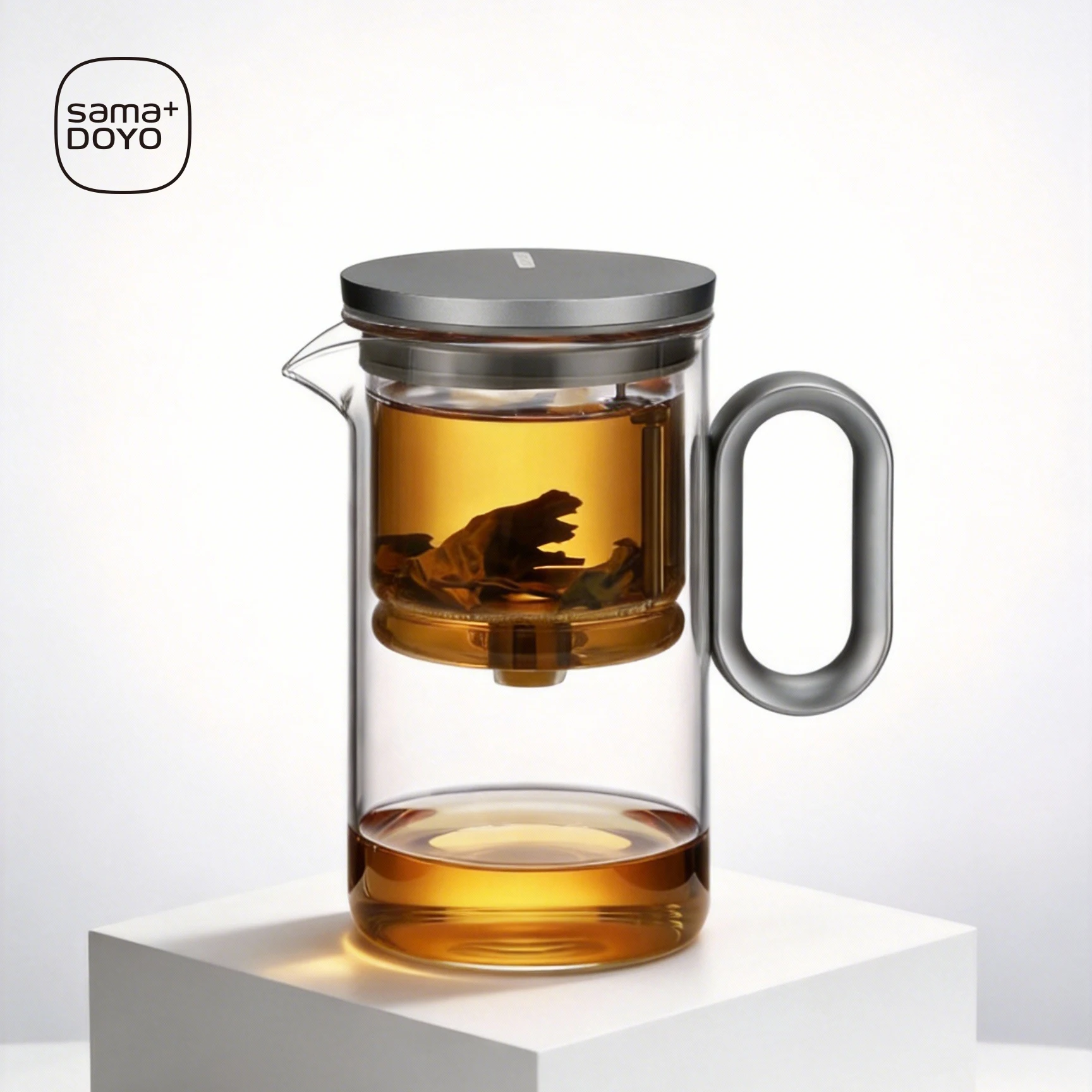 

Набор чайников с магнитным переключателем, высококачественный чайный сервиз, сепаратор воды для чая, бытовой инструмент для приготовления чая, термостойкий стеклянный чайный сервиз