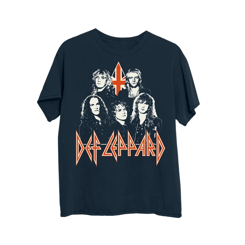 Camiseta Def Leppard Live Vintage Modern Tour 2026 ECOM 100% Algodão Unissex Masculina Feminina Y2k Casual Streetwear