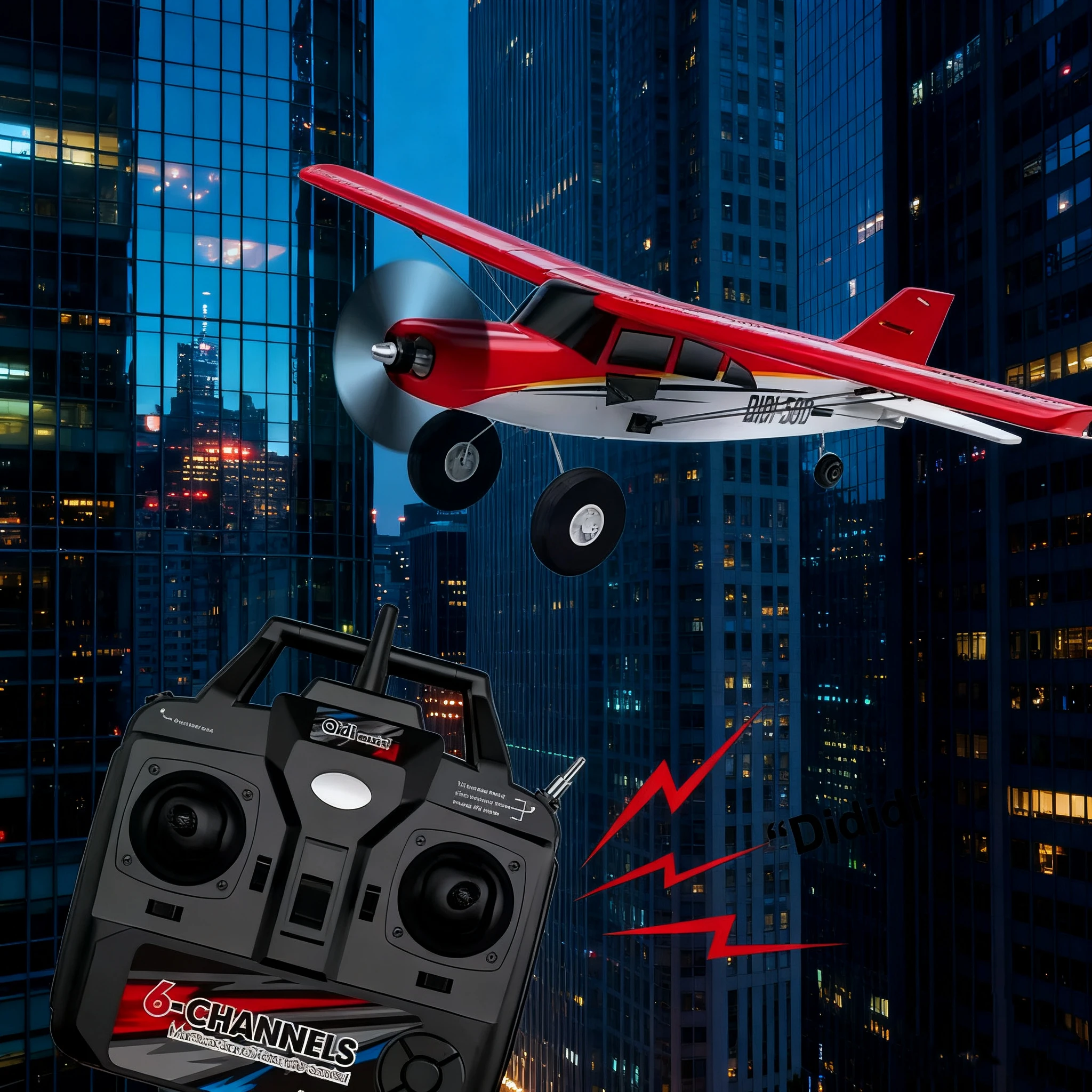 M7 Moore Внедорожный самолет Qidi560 RC Самолет EPP 4CH Бесщеточный самолет с дистанционным управлением со светодиодной подсветкой Модель игрушки для детей