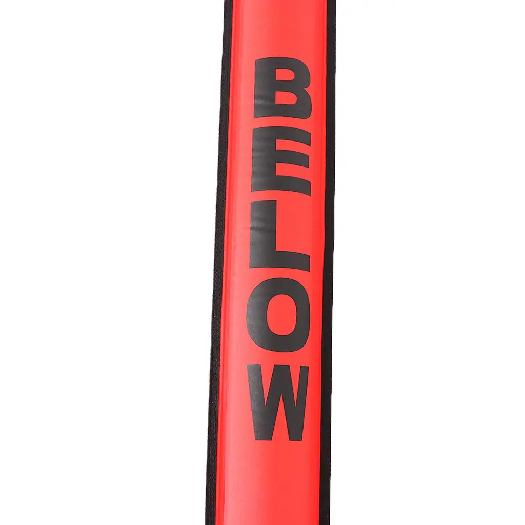 Weighted Bottom Safety Sausage Surface Marker Buoy Nylon Scuba Signal Float for Snorkeling Activities