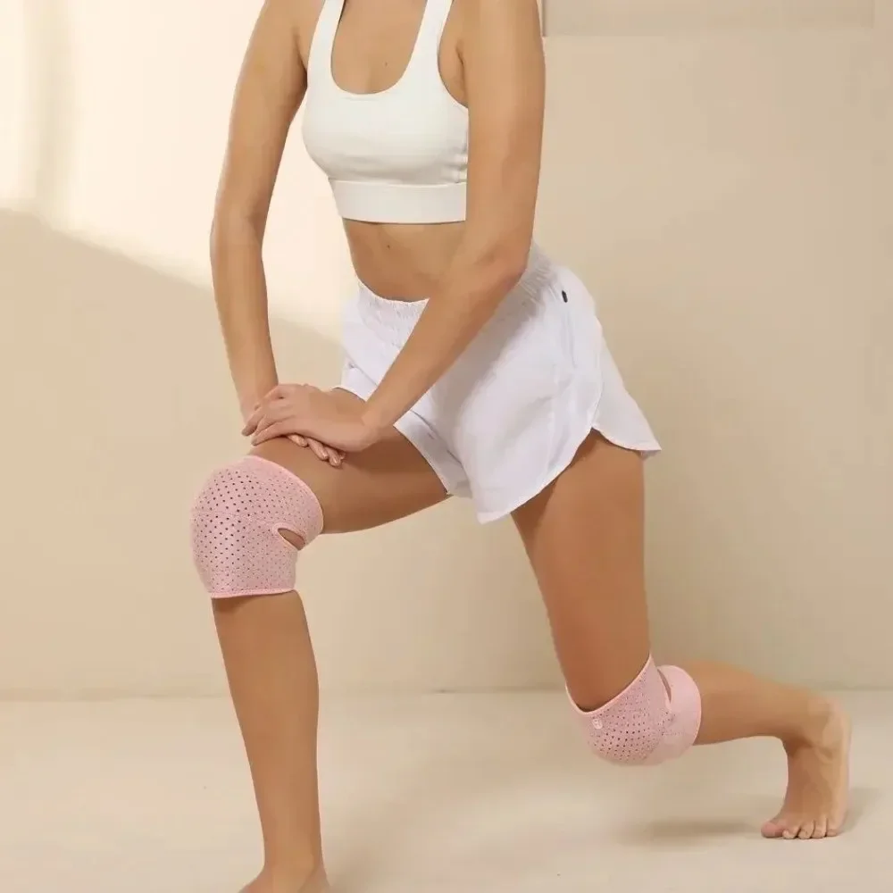 

Elastic Compression Knee Pads Anti-Collision Thickened Sponge Sports Knee Pads Compression Support Knee Protector Dance Knee Pad