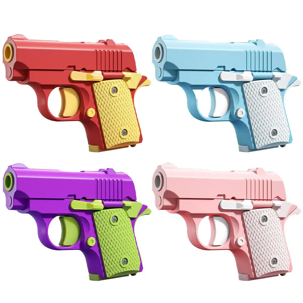 

3D Printed Small Pistol Toys Stress Relief Pistol Toys For Relieving Anxiety Lightweight Toys For Kids Best Gift