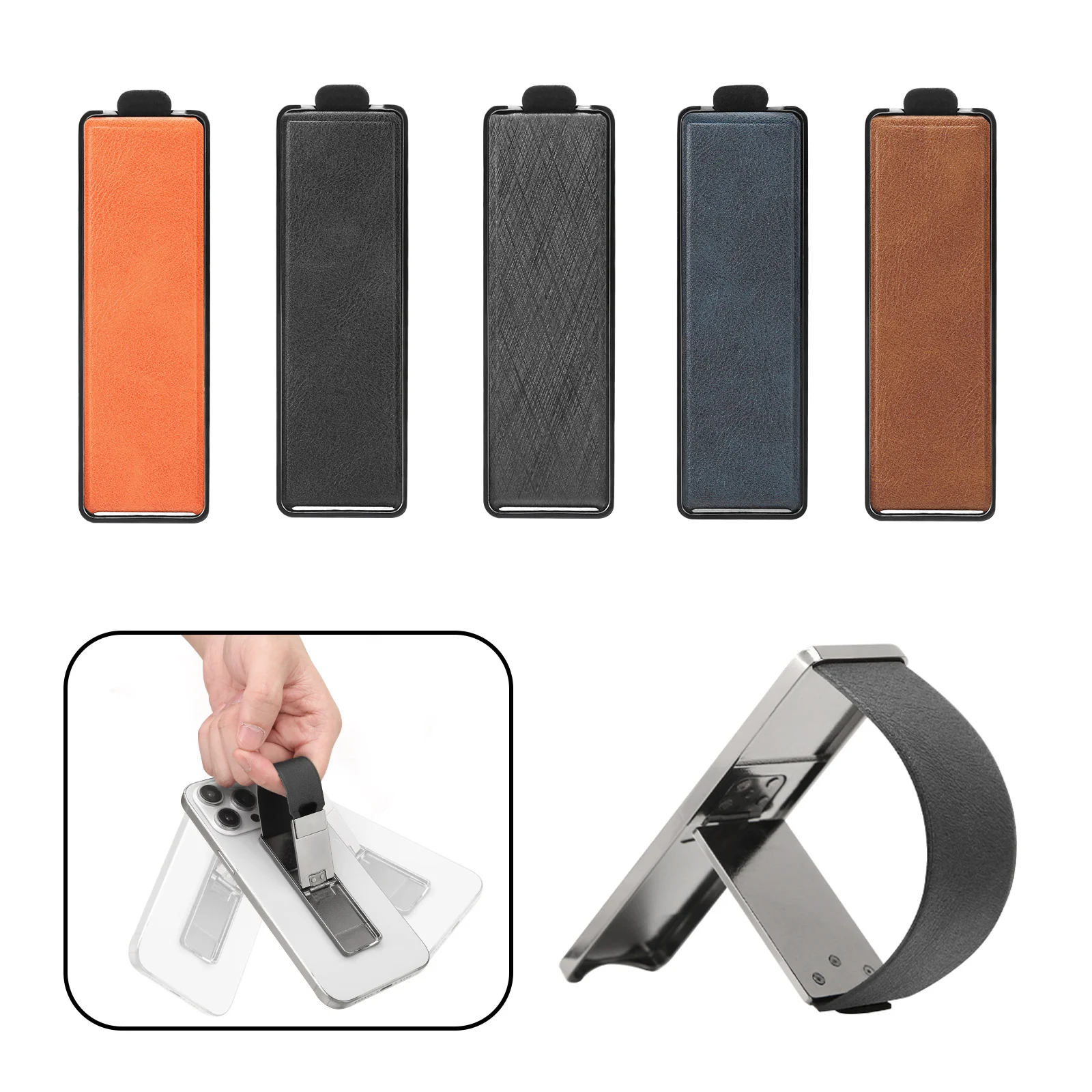 

Универсальный браслет, держатель для пальцев, наклейка на заднюю панель мобильного телефона, настольный кронштейн, телескопическая ручка-подставка, 5 цветов