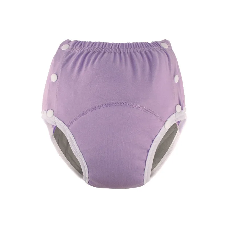 Senior Cotton Incontinence Pants Washable Reusable Leakproof Underwear for Adults