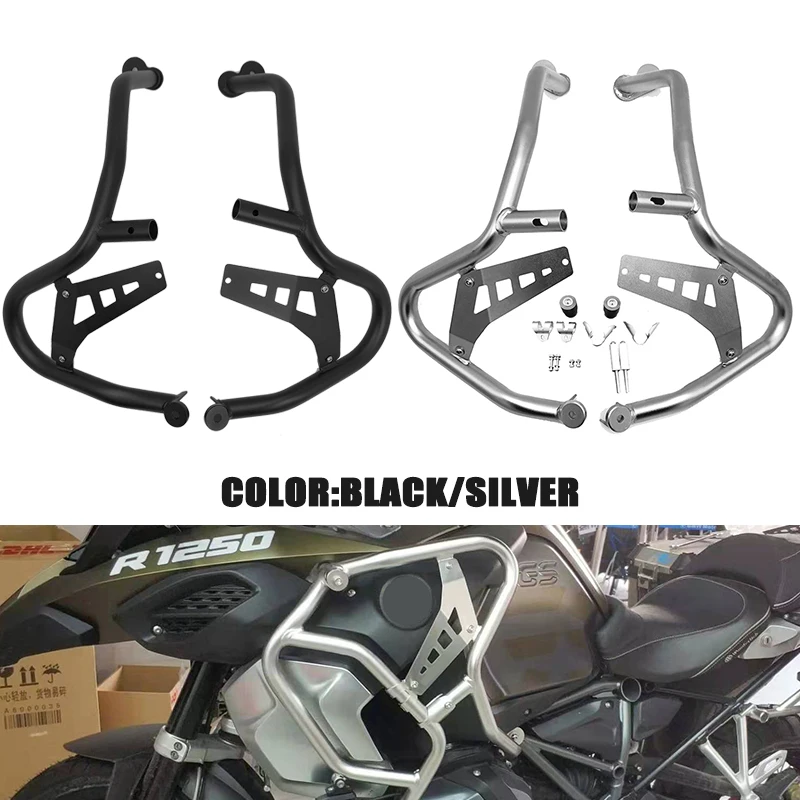 For BMW R1250GS ADV R 1250 GS Adventure R1250GSA 2019-2023 Motorcycle Upper Crash Bar Extensions Engine Guard Bumper Protectoion