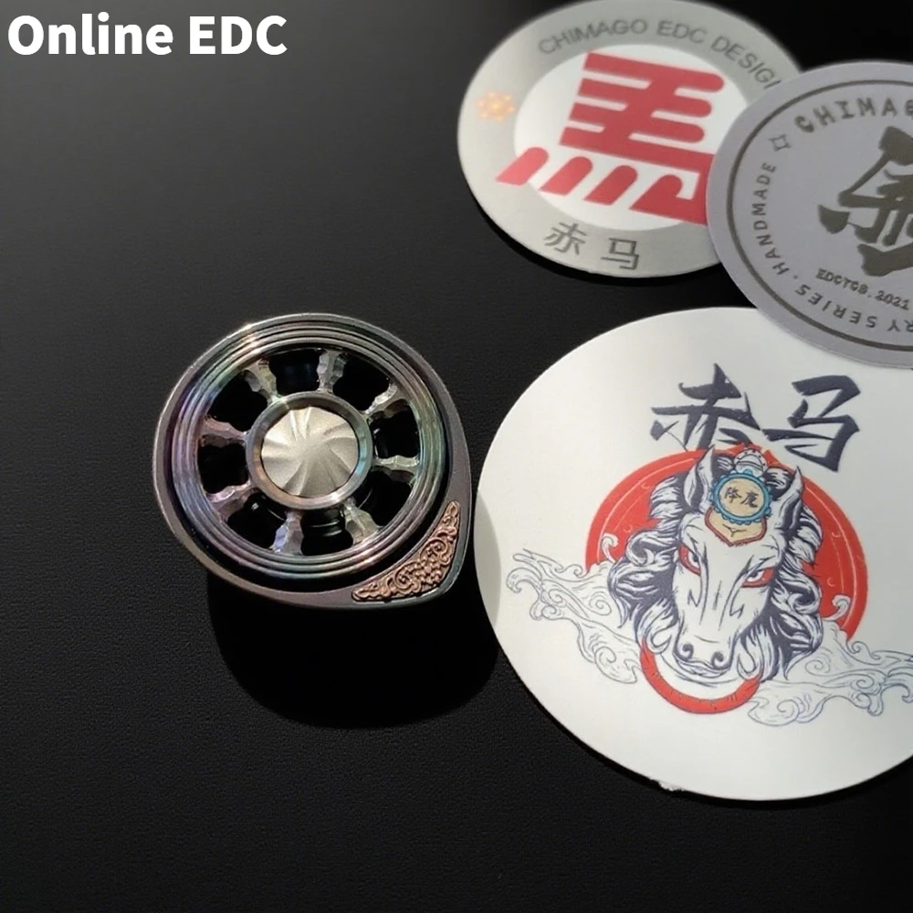 Used EDC Toys CHIMAGO EDC Bodhicitta Fidget Spinner Fidget Toys For Adults Necklace Pendant Adult Sensory Toy