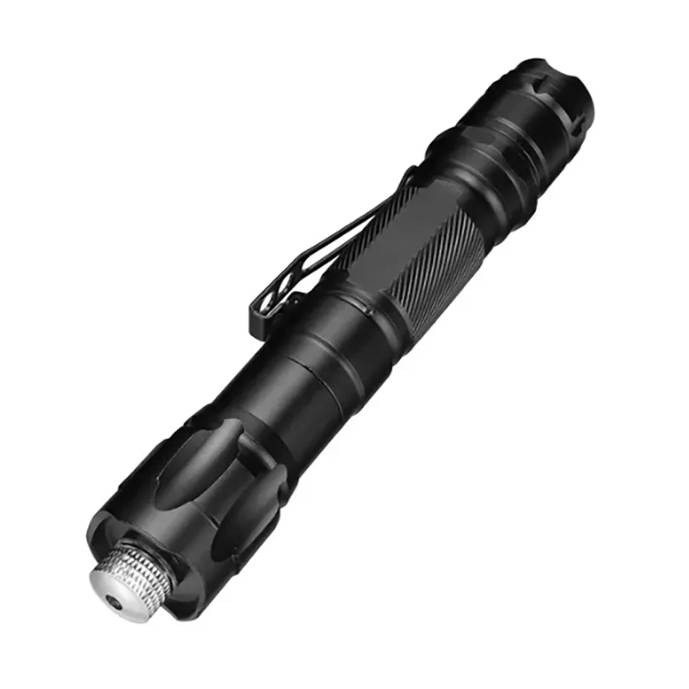 Long Range Green Light with On/Off Switch Button Pointer Tactical Flashlight for Indoor Meetings Pet Exercising Outdoor Camping