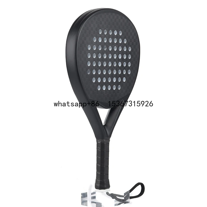 High quality light weight custom padel tennis racquets fiberglass carbon 3k 18k paddle racket composite padel