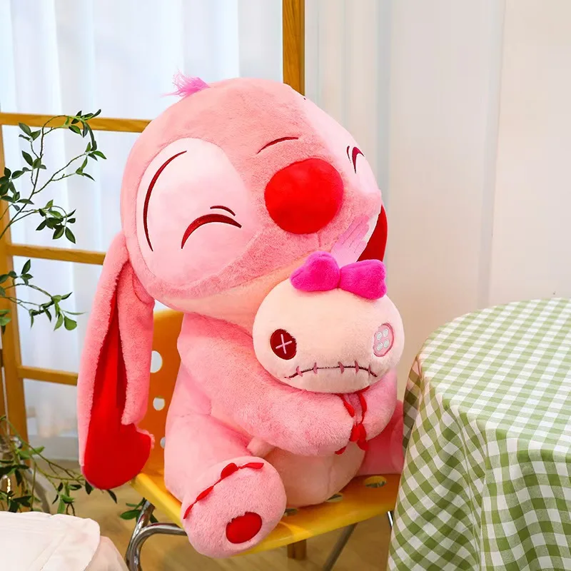 25-40 CM Disney Peluche Bambola Stitch Lilo Doll Carino Anatra Punto Peluche Peluche Anime Morbido Farcito Kawaii Regalo Di Compleanno Per Bambini