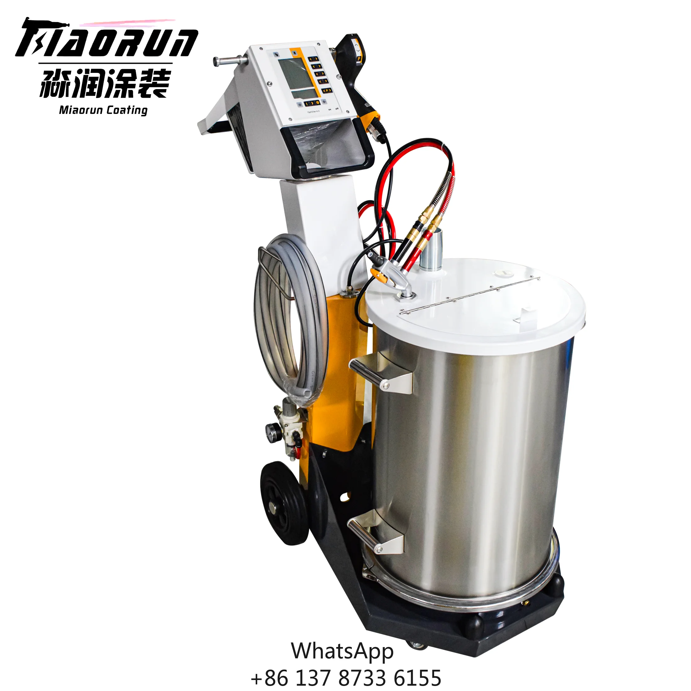 Automatic Electrostatic Powder Coating Machine GM04pro Powder Coating Gun System With Powder Coating Oven Compatibility