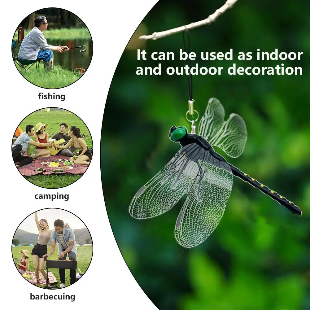 Simulation Dragonfly Mosquito Repellent Mini Dragonfly Ornament Simulation Dragonfly Animal Model For Outdoor Garden Farm