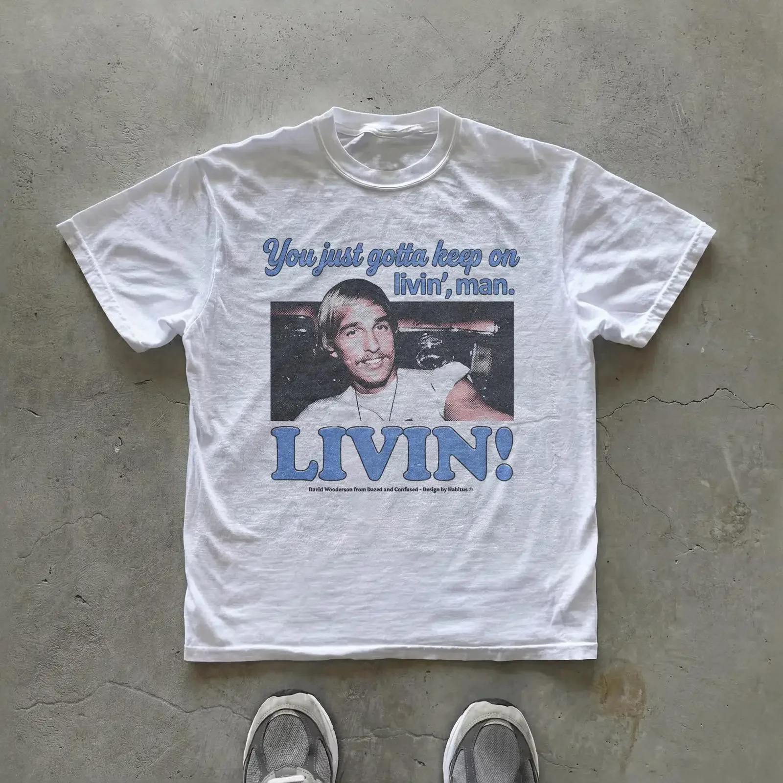 Dazed and Confused T Shirt Vintage Movie  vintage Washed Stretched Casual Slightly Breathable Soft Top For Everyday Wear Unisex