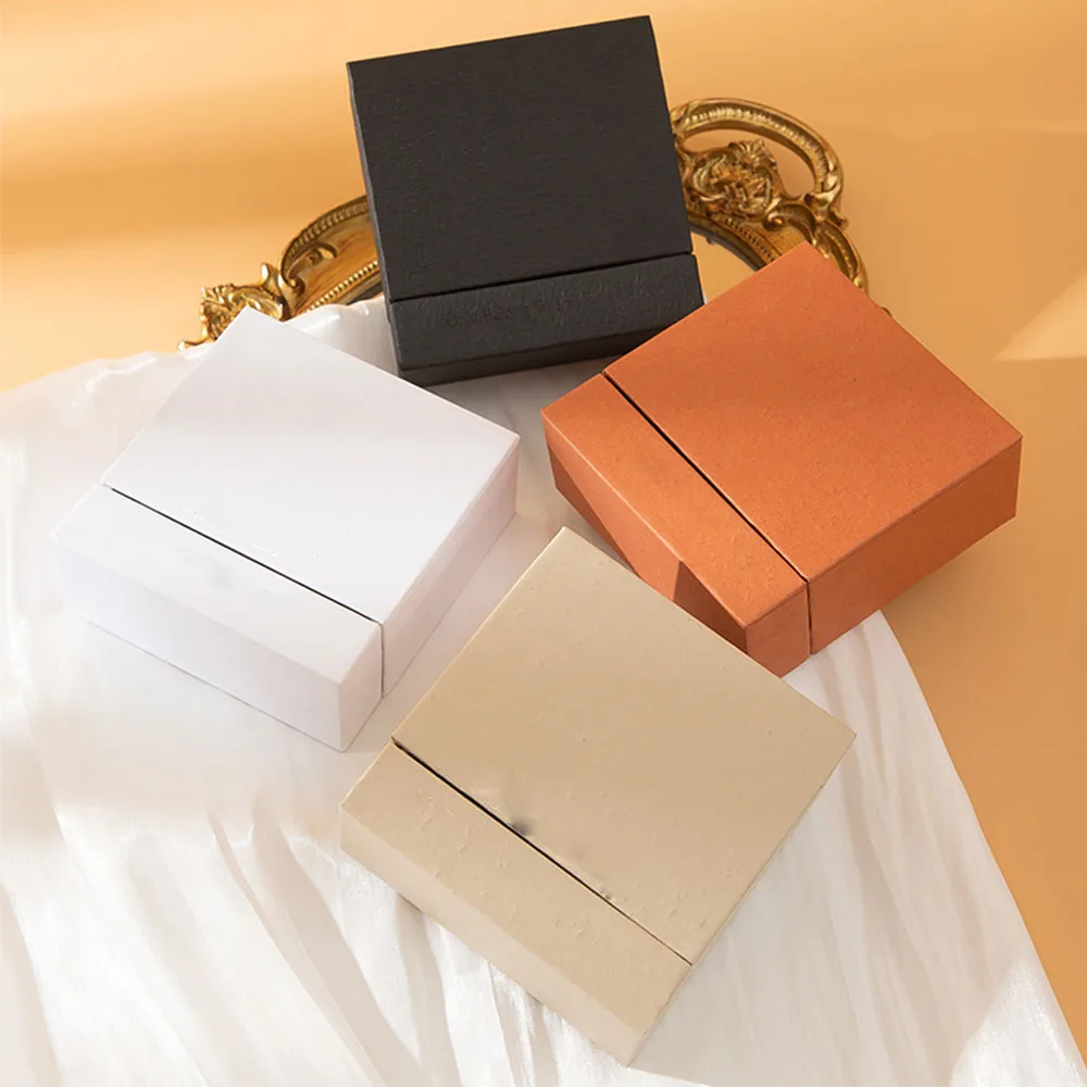 10pcs Fashion Drawer Style Jewelry Packaging  Box Fit Display Necklace Bracelets Case Antioxidant Gift Suspension Boxes