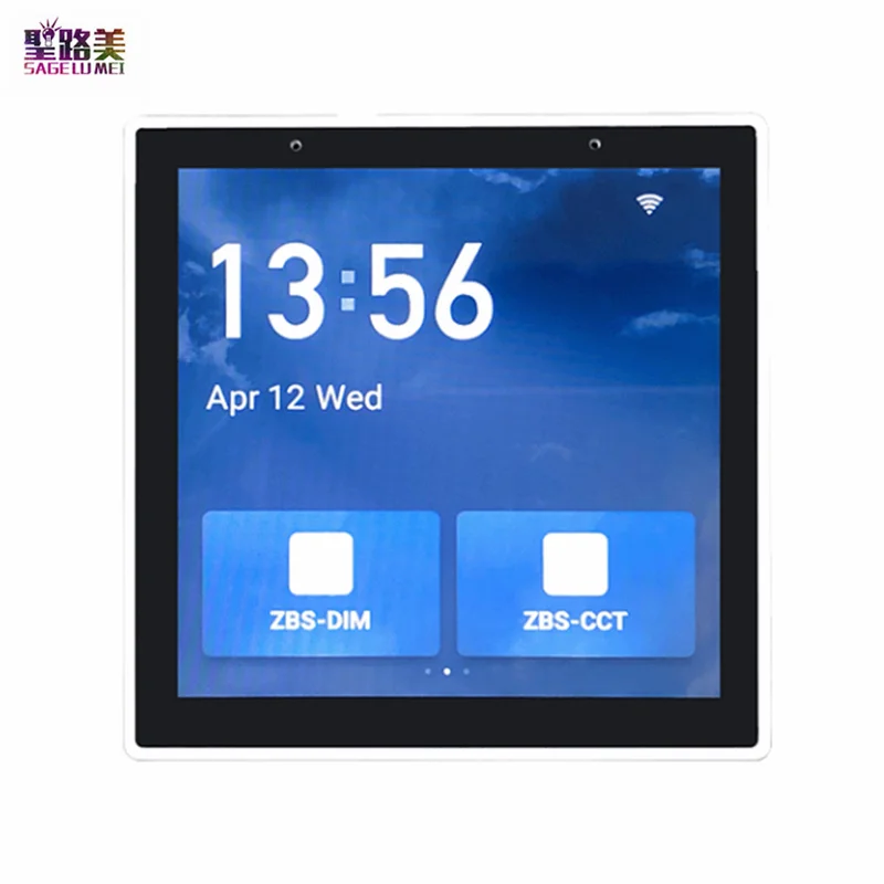 110V-220VAC Zigbee Smart Panel Screen Controller TWZS1 WiFi Zigbee Gateway Wireless Protocol work Graffiti TUYA Smart Life APP