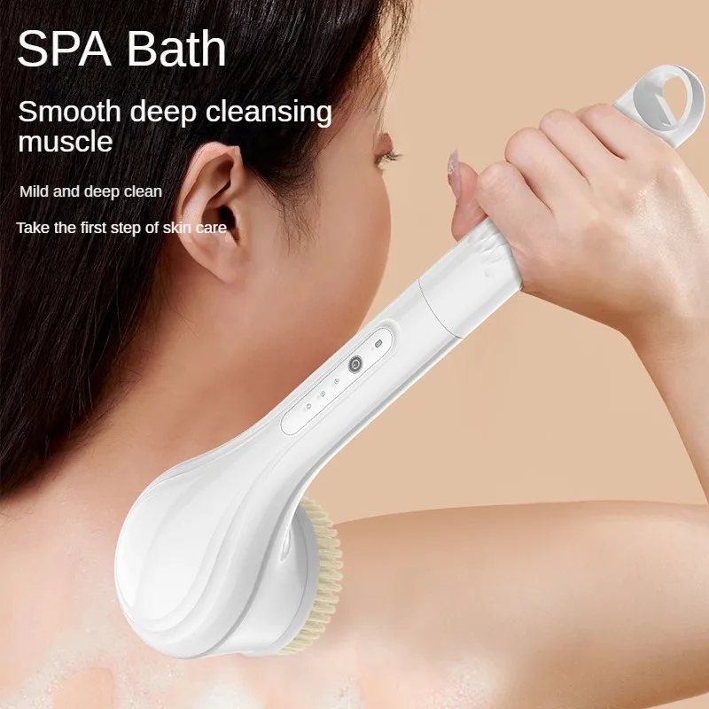Electric Bath Brushes Bath and Body Works Silicone Body Scrubber Waterproof IPX7 Scrubber Brushes