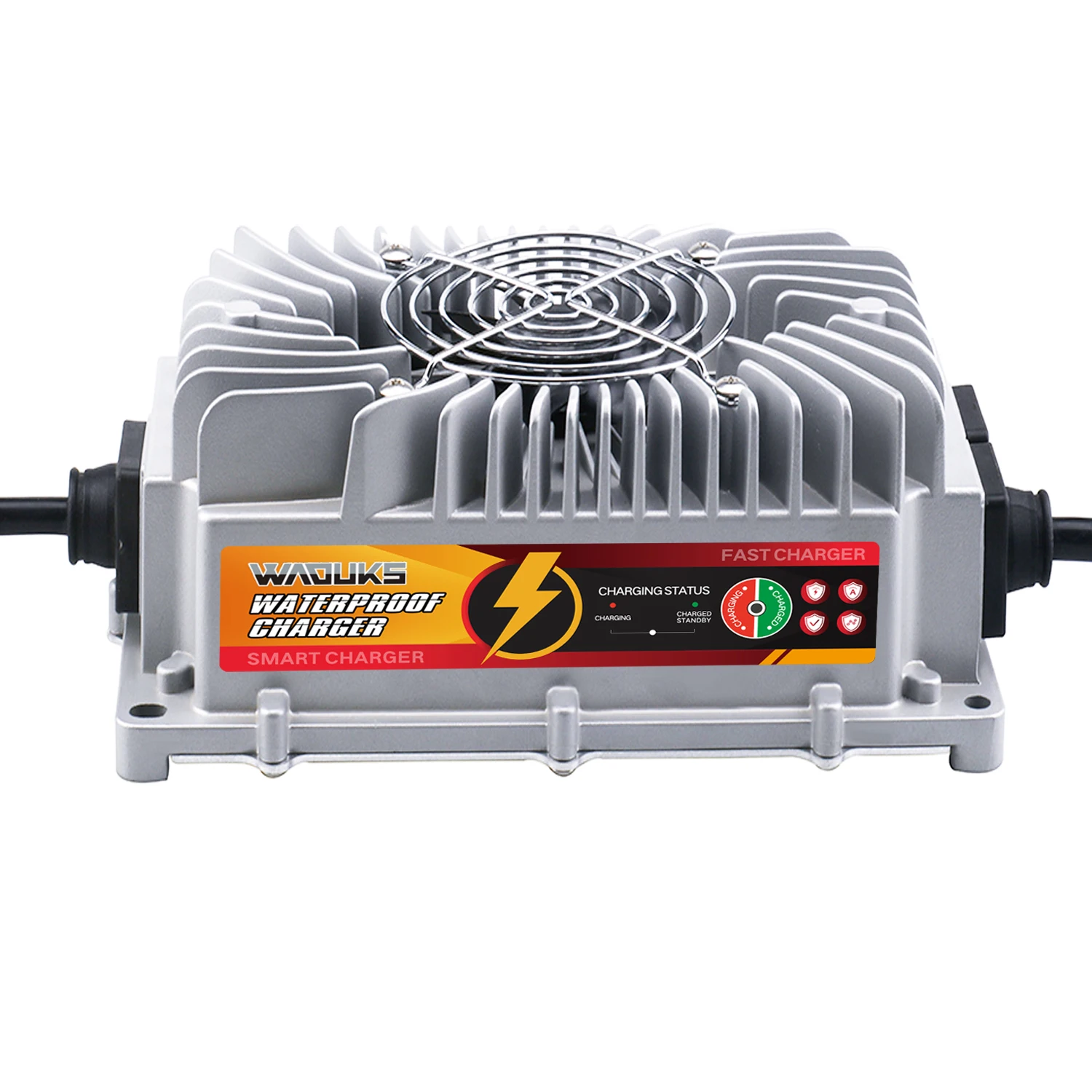 12V 15A Lead Acid Negative Pulse Desulfation Waterproof charger Usd For 12V Lead Acid AGM GEL VRLA OPZV Battery Fast Charger
