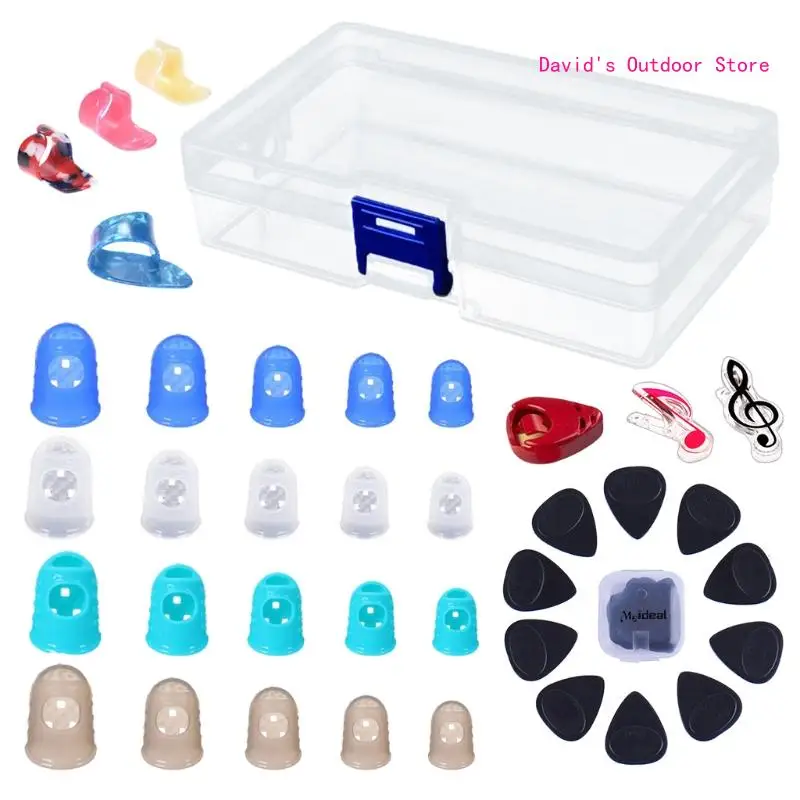 

Guitar Finger Protectors,Celluloid Thumb Picks for