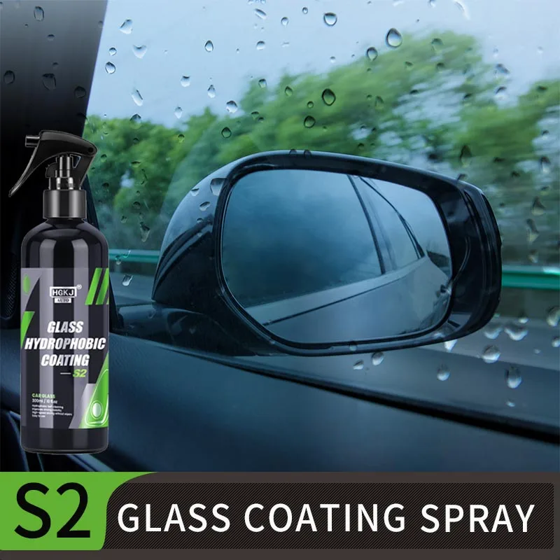 Car Glass Waterproof Spray Windshield Rain Repellent Anti-fog Coating Auto Rain Agent Hgkj S2 Hydrophobic Mirror Car Accessories