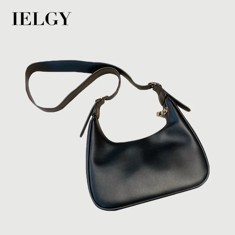 IELGY Baobao female retro armpit medieval bag hand-held crescent Single Shoulder Messenger dumpling baonv Chao