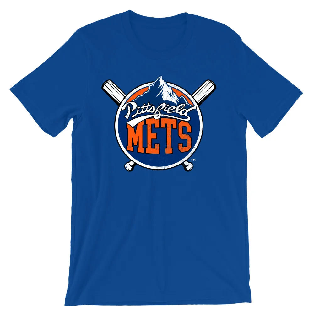 New Pittsfield Mets 1989-2001 MiLB Minor League Baseball New York–Penn S-3XL