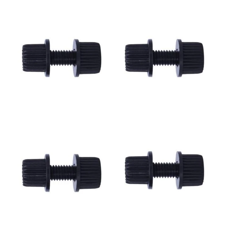 

4pcs Durable Nylon License Plate Fasteners Nylon Screws for Motorcycles Yacht