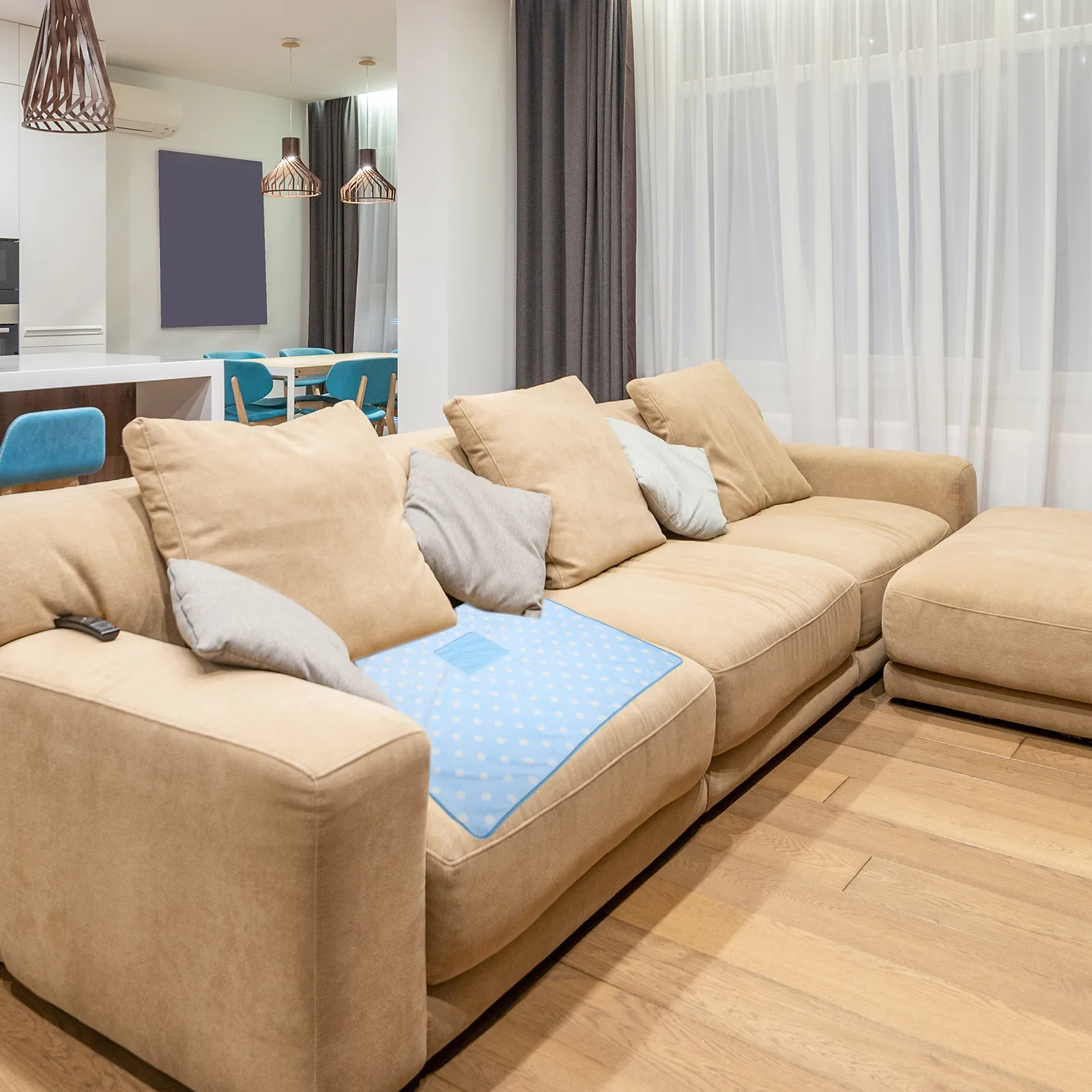 

Electric Blanket Heated Winter Warm Throw Polyester Material Even Heat Distribution Portable Safe Heating for Bed Sofa