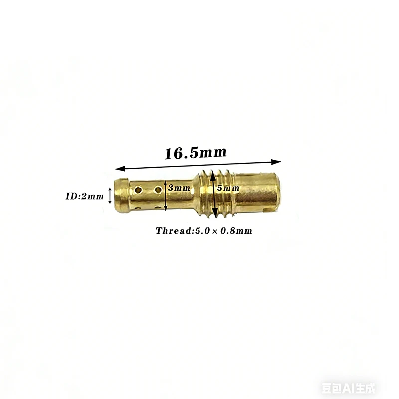Pilot Jet 8 Bleed Holes for Mikuni VM TM TMX VM22210 Carburetor for AX100 EN GN TZR Motorcycle Slow Pilot Jets 10-62.5