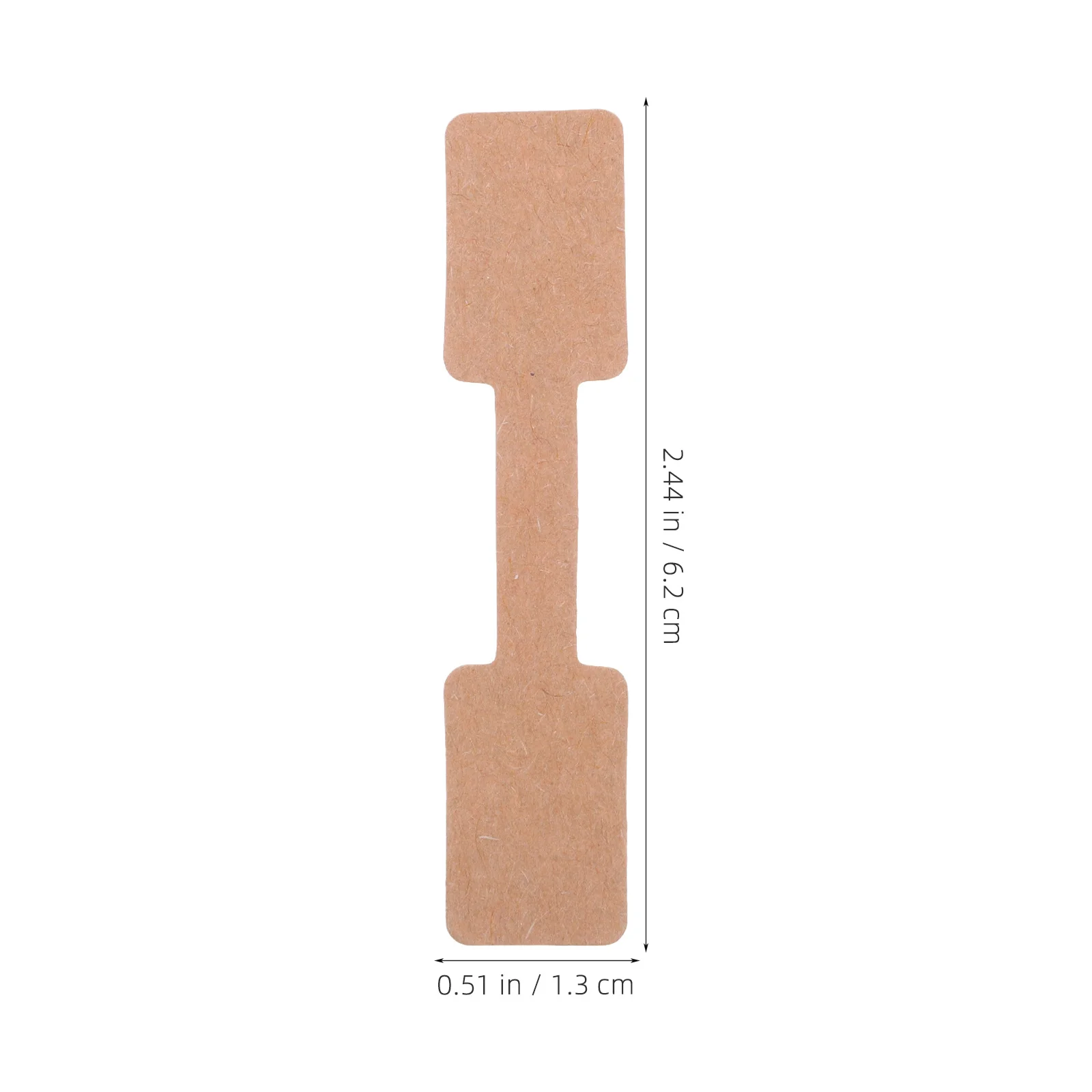 300Pcs Jewelry Sticker Tags Brown Paper Writable Adhesive Labels for Jewelry Display Retail Pricing Bracelets Rings