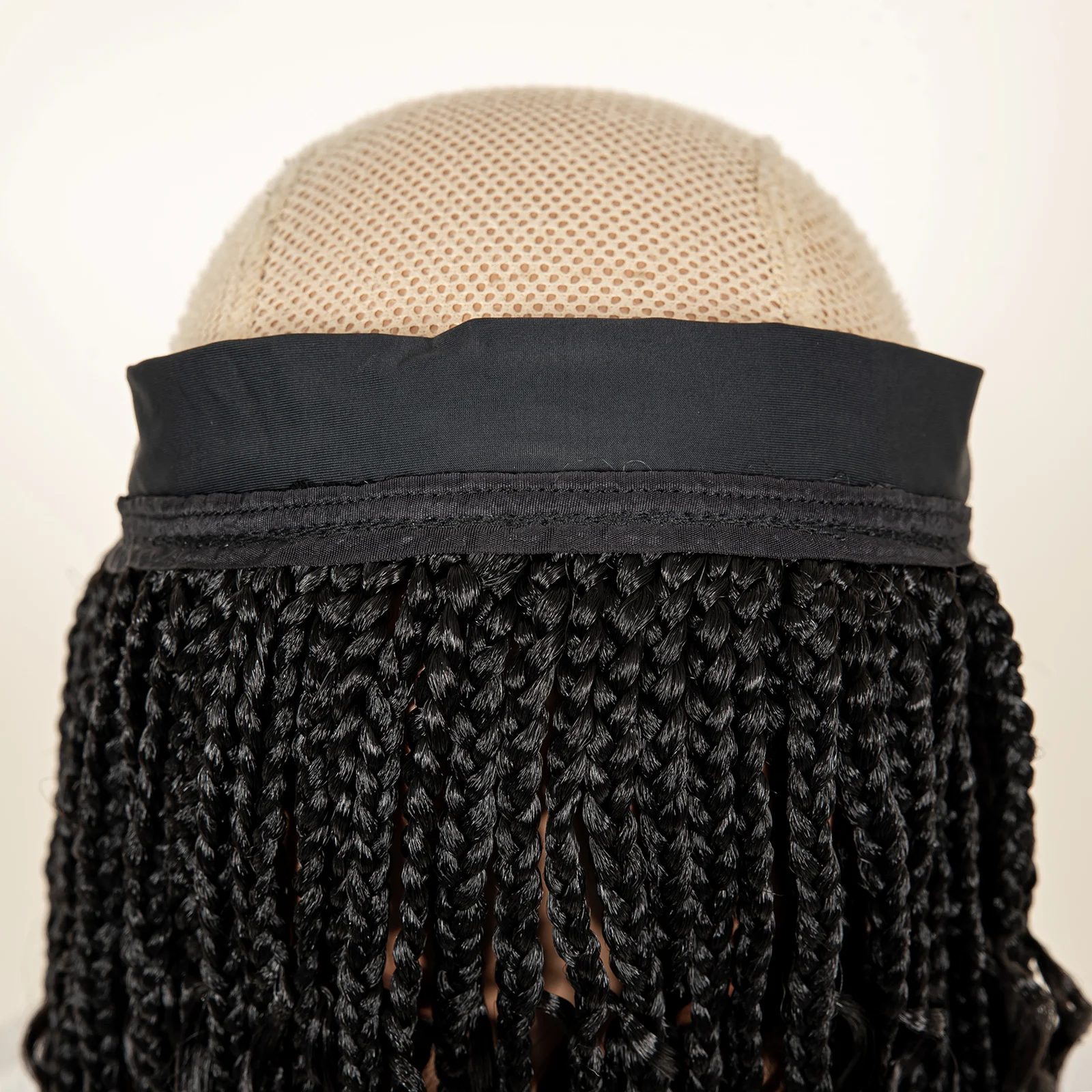 عقال شعر مستعار الاصطناعية شعر مستعار مضفر قبل مضفر الباروكات ل عمامة جيلي 30 بوصة النساء الباروكات للنساء