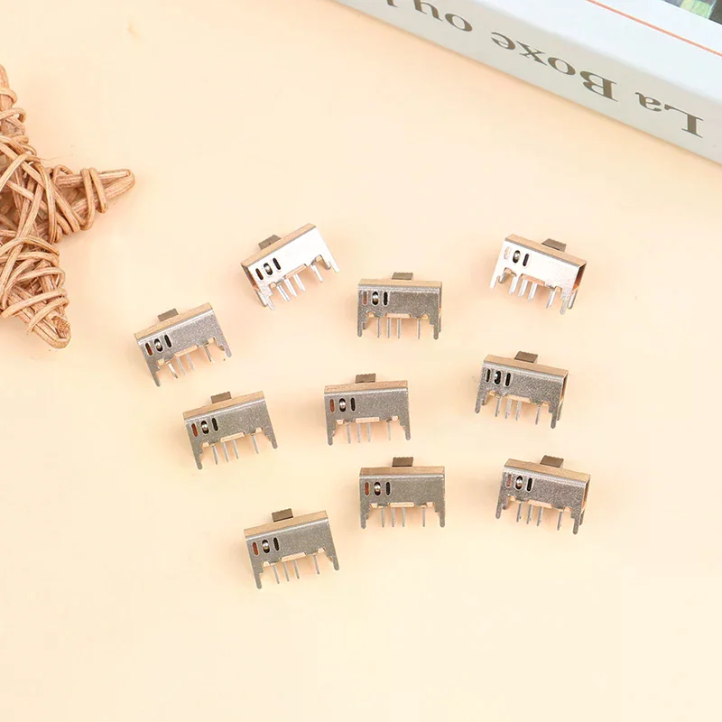 10Pcs Toggle switch sk23d05g6 double row 3-gear 8-pin horizontal sliding switch