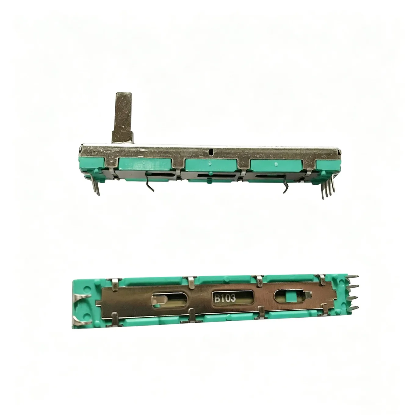 Original New 100% SC4580GH B10K-15C Total 6CM Stroke 45MM Dual Straight Sliding Potentiometer 6Pin Mixer Fader (SWITCH)