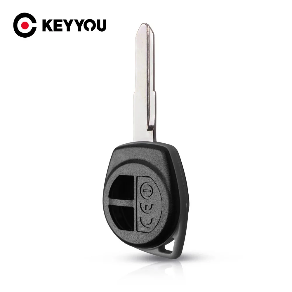 

KEYYOU 10PCS/LOT Remote Car Key Case Shell Fob Housing For Suzuki Swift HU133R SZ11R Blade Replacement 2 Buttons