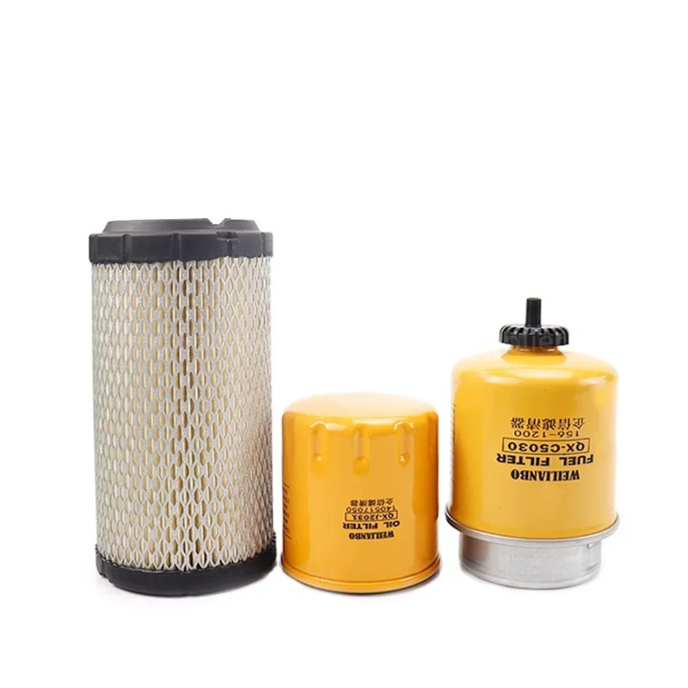 

156-1200 533-3118 533-3117 520-0183 220-1523 For 301.5/301.7CR/ 302 Air Engine Oil Diesel Hydraulic Filter Excavator Parts