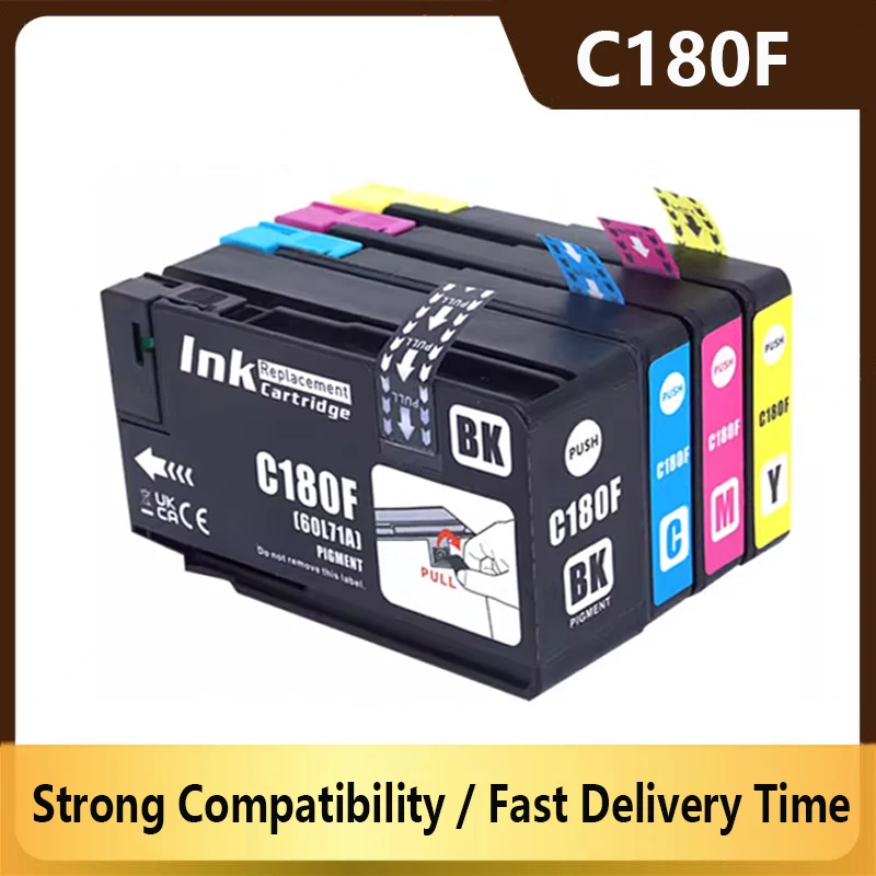 NEW IJM C180F Ink cartridge compatible For Ricoh 60L71A 60L68A 60L69A 60L70A printer