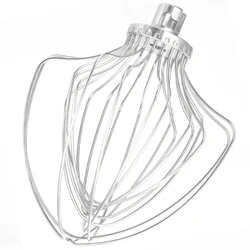 Stainless Steel Wire Whip Whisk Electric Mixer Attachment for KitchenAid 7QT KN211W KSM8990DP KMS7586RSR KMS7586PCA KSM7589PFP