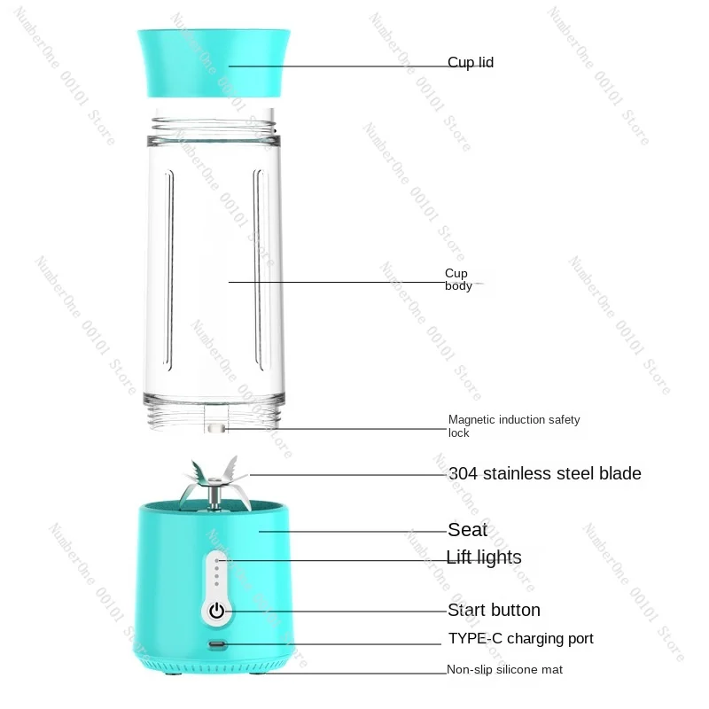 Household Small Juicer Portable Multifunctional Electric Juicing Cup