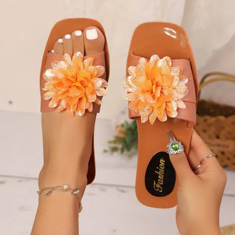 

Summer Sandals Women Shoes Non-Slip Walking Shoes Slip On Shoes Woman Wedge Women's Sandals Party Slippers Woman Female Footwear