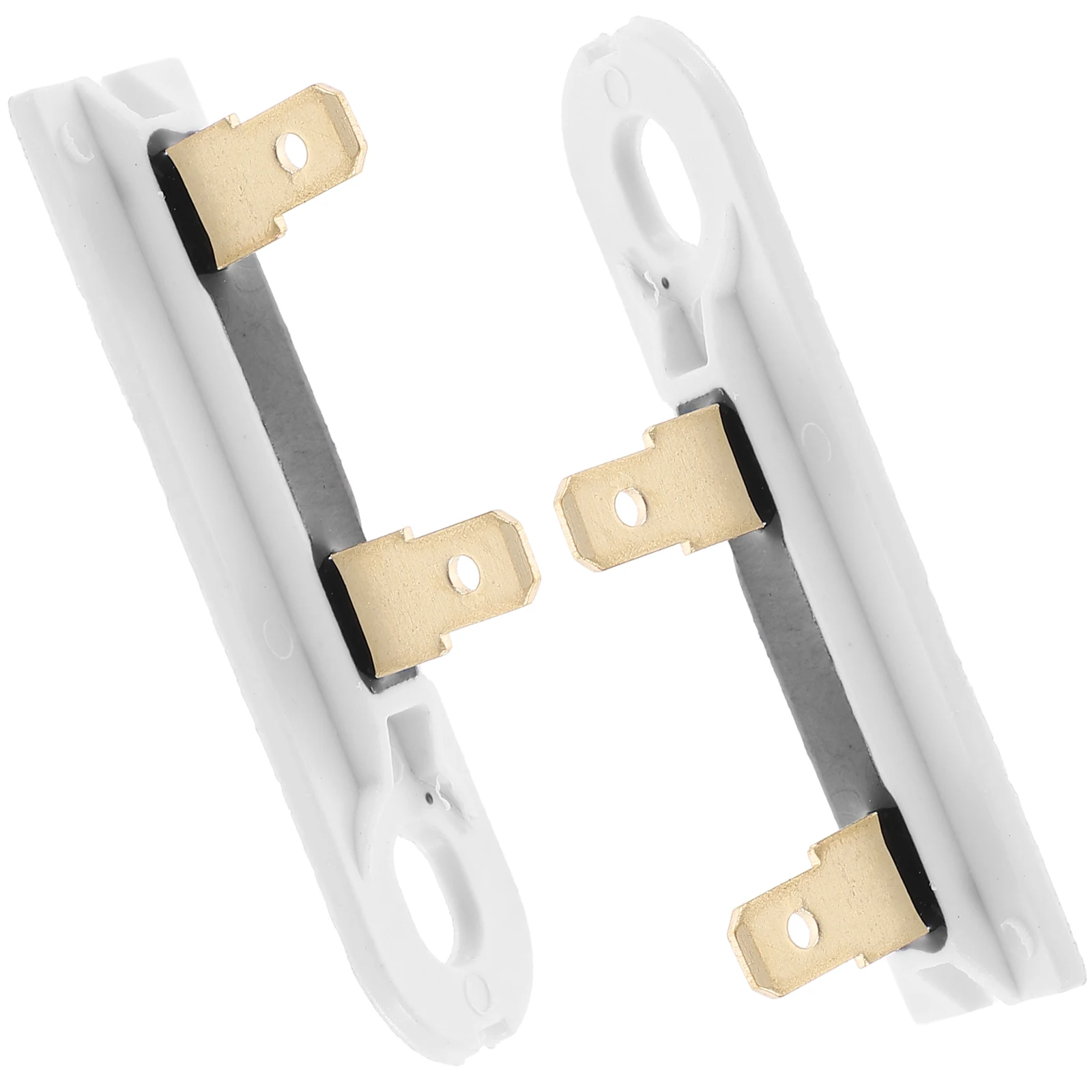 2Pcs Thermal Fuse 3392519 for Dryer Washing Machine Part Long White Temperature Control Safety Copper Replacement