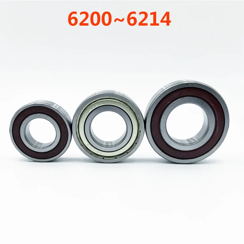 

1Pcs Bearing steel Deep Groove Ball Bearing 6207 6208 6209 6210 6211 6212 6213 6214 ZZ DDU High Speed High Quality Bearing