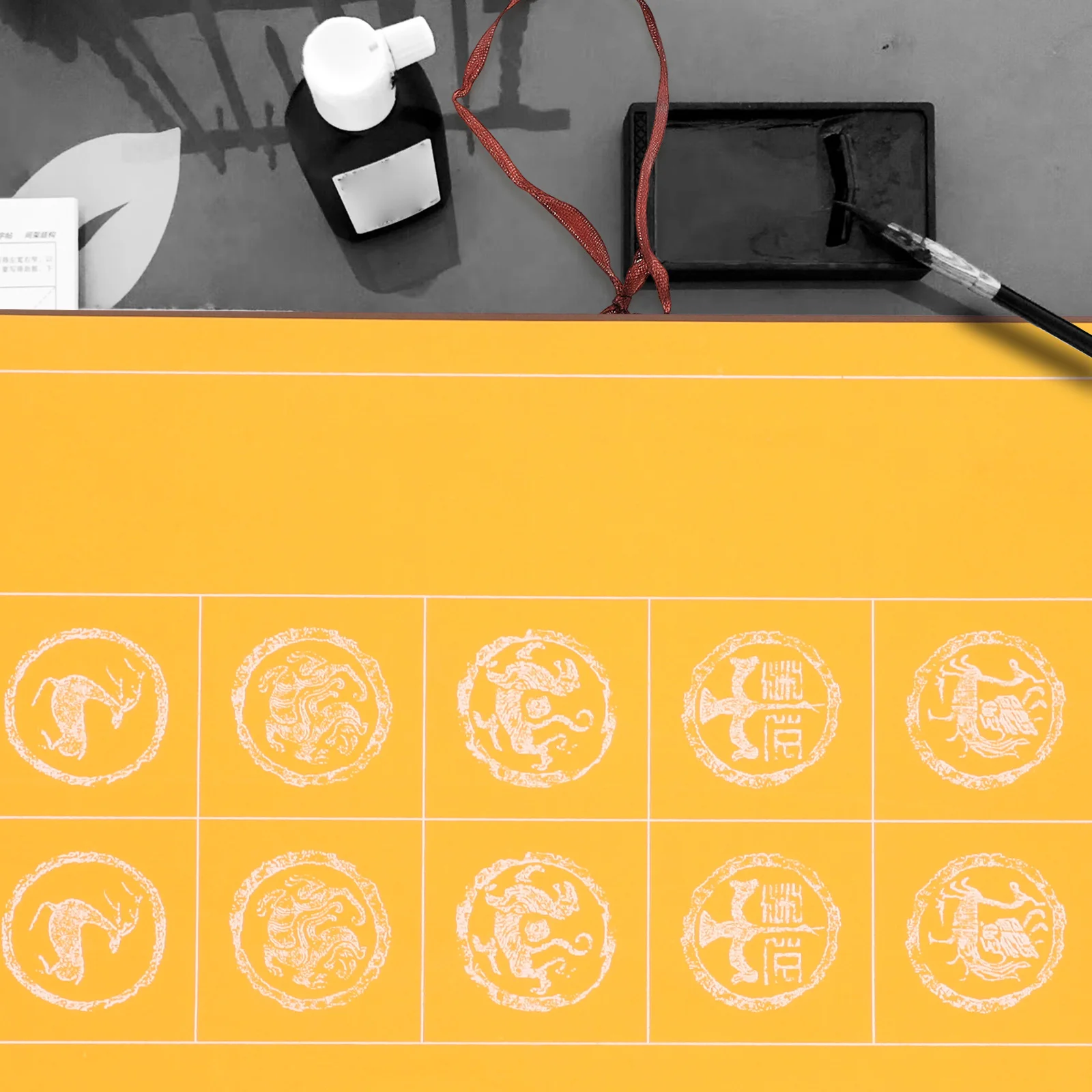 

Blank Calligraphy Scroll Chinese Style Wall Hanging Scroll for Office Home Decoration Chinese Calligraphy Paper Xuan Paper Art