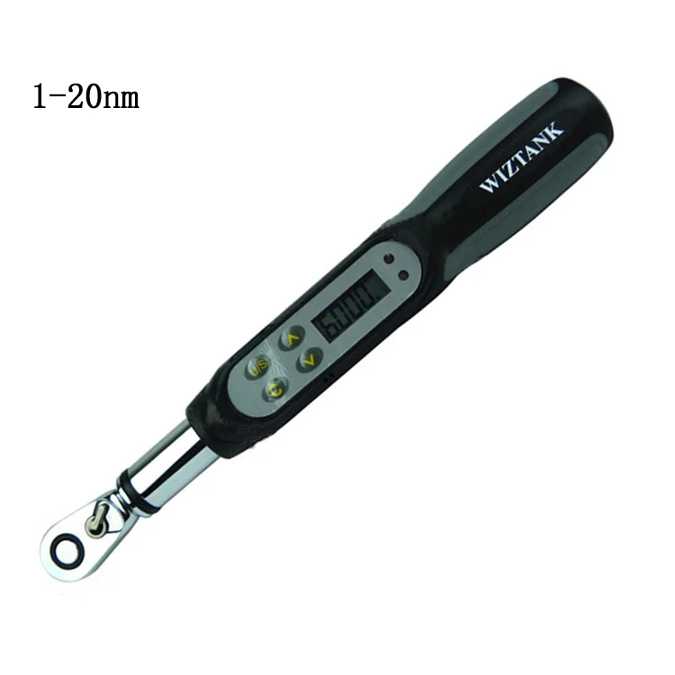 

Mini digital torque wrench 1-20NM ratchet head 1/4 inch Miniature torque spanner wrenches