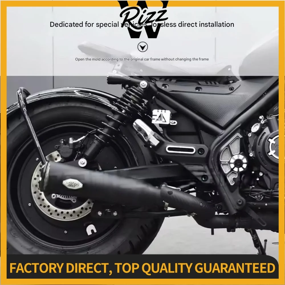 【Factory Direct】Motorcycle Right Single Trap Exhaust Pipe Fit VOGE CU525