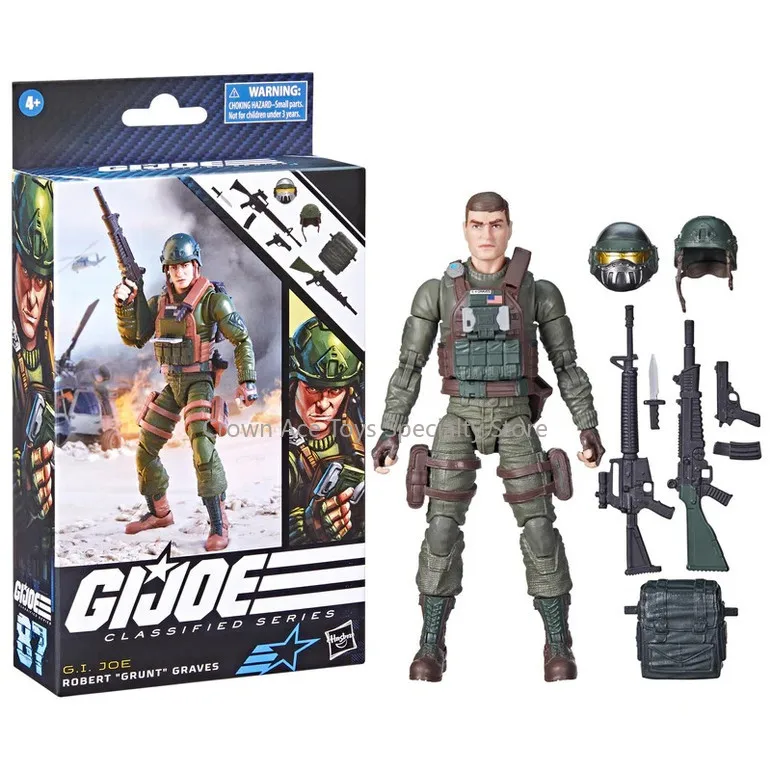 Hasbro G.I. Joe Wave-Figurines d'action Firefly Crimson Viper, Low Light, Grunt Snow Serpette, 13 Dahchuk, ChimToys Butter, Holiday Gifts