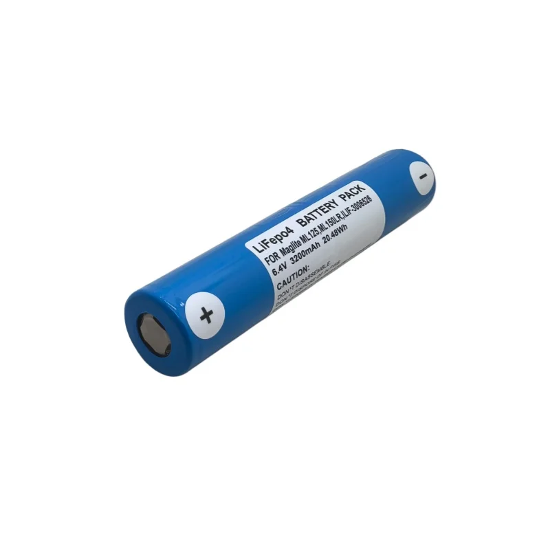High Quality 6.40V 3200mAh LiFePO4 Battery ILIF-3006526 Replacement Flashlight Battery Fit Maglite ML125 ML150LR ML150LRX