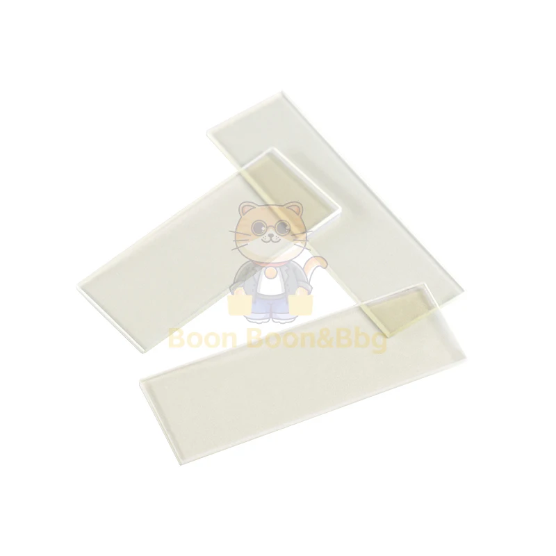 Glas S Sub Strate IT O Con Ductive Gl Ass 5 * 5 * 0.5mm 10 Ohm 10 Pieces/box, Custo Mizable in Any Size
