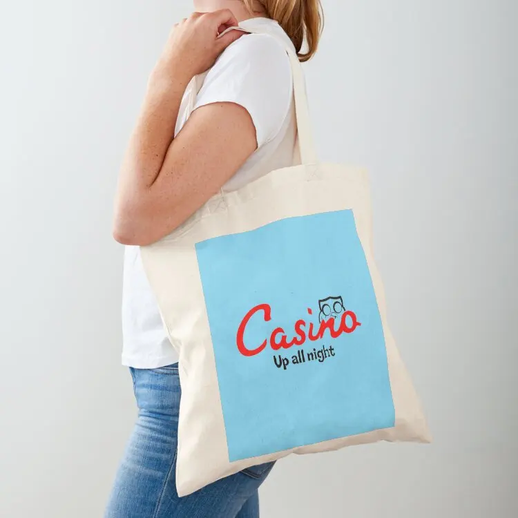 Фото Сумка-шоппер Wigan Casino Up All Night, персонализированная сумка-тоут из холщовой ткани, женская сумка для покупок