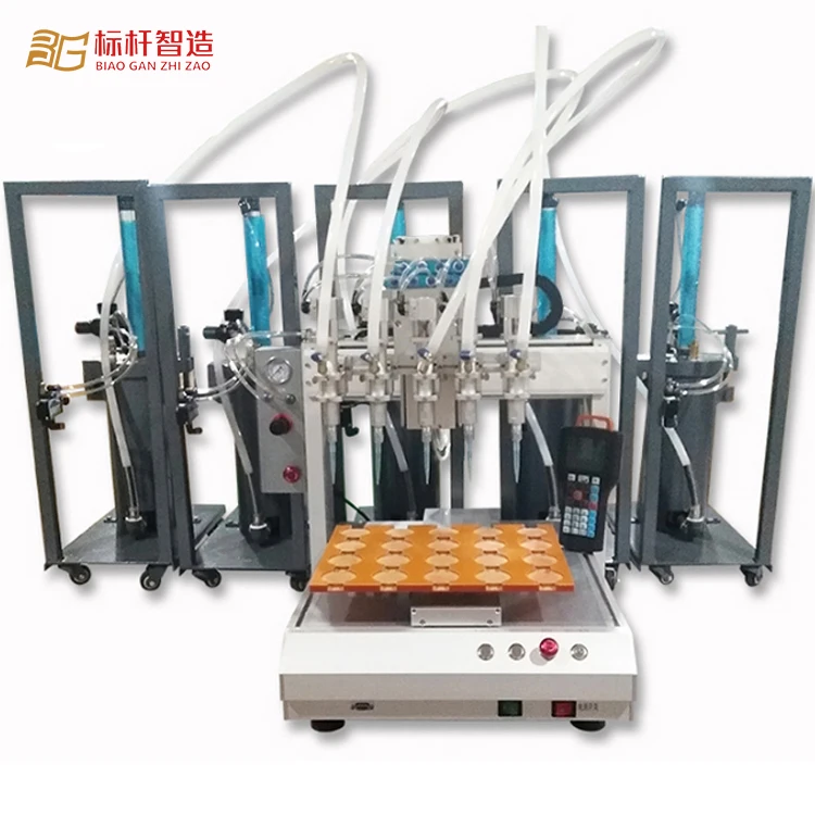 

Automated Multi-Head Silicone Dispenser Industrial Pressure Barrel Glue Applicator Machine Dot Machine Industrial Equipment