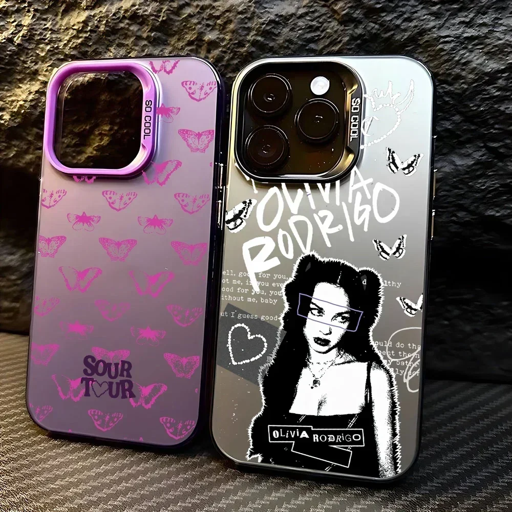 Fashion O-Olivias R-Rodrigos Phone Case for IPhone 16 15 14 13 12 11 Mini Pro Max X XR XSMAX 8 7 Plus Anti Fall Matte Back Cover