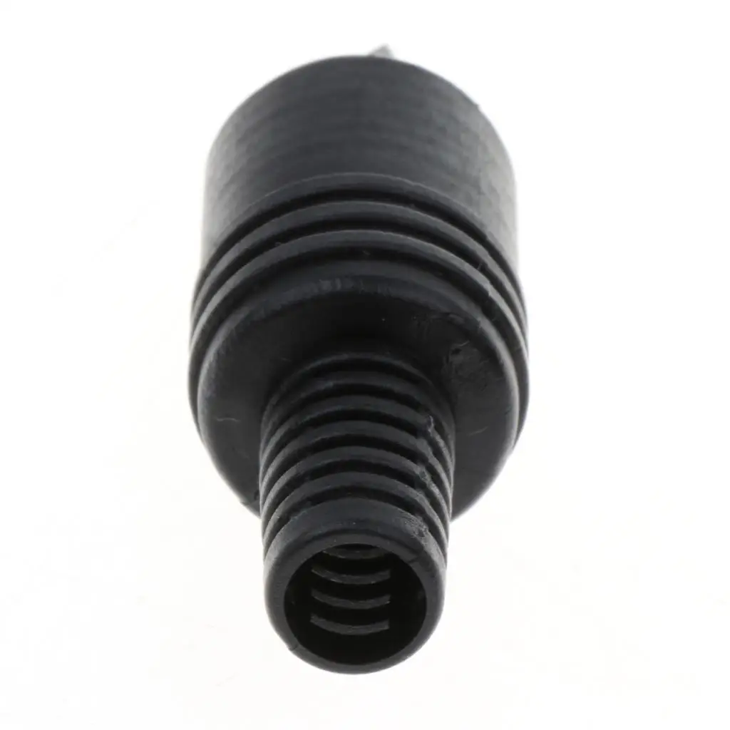 Male Electrical Plug Straight Connector Durable 2-pin Plastic Plug Wiring Kit for Audio Devices
