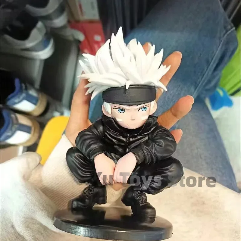 

New Genuine 15cm Jujutsu Kaisen Action Figure Satoru Gojo Genuine Anime Figures Gk Statue Model Doll Figurine Collection Gift